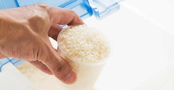 ご家庭内でのお米の保存方法
